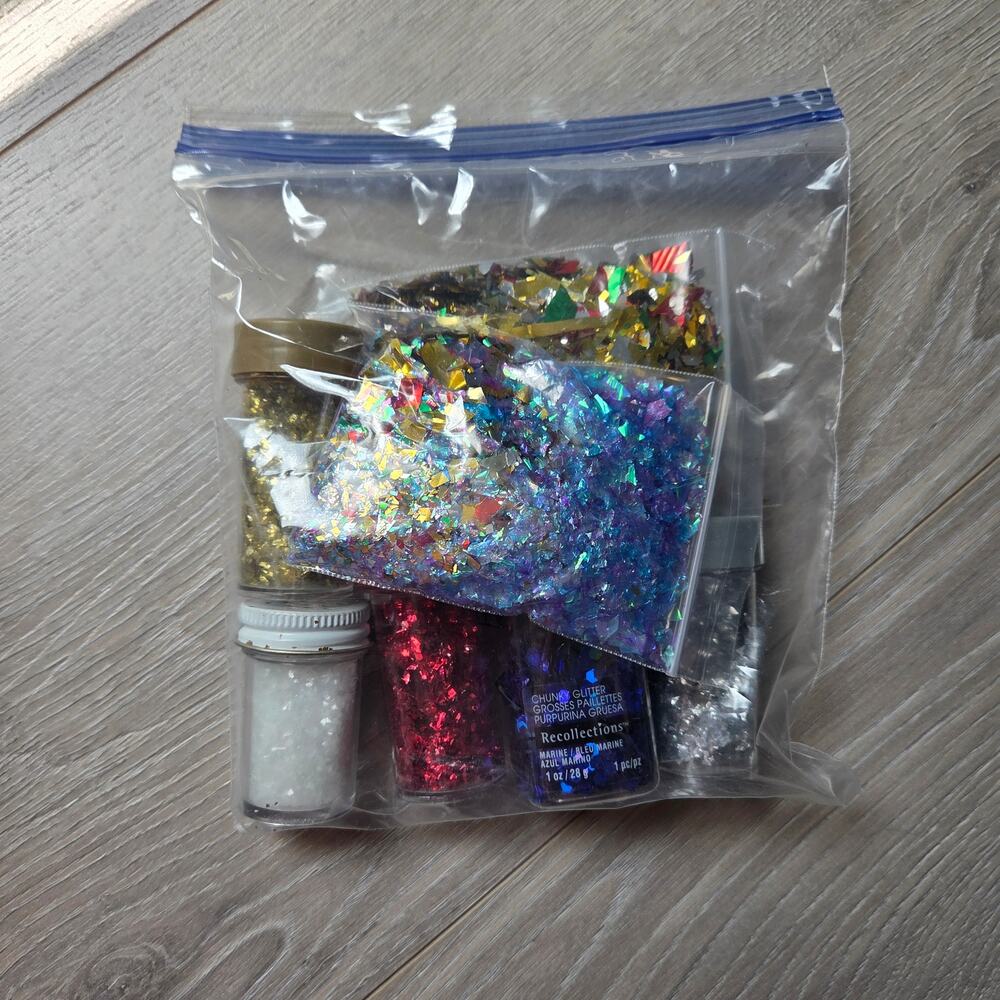 Chunky glitter for crafting diy